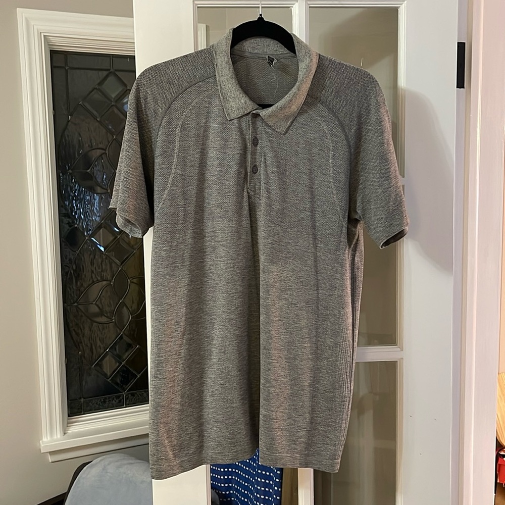 Lululemon Metal Vent Tech Polo Grey Large